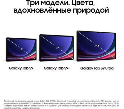 11" Планшет Samsung Galaxy Tab S9 SM-X716B 12/256 GB 8 Gen 2 5G, 2560 x 1600, Android 13, со стилусом, графит [sm-x716bzaecau]