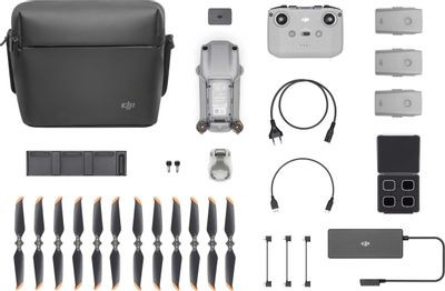 Квадрокоптер DJI AIR 2S Fly More Combo с камерой,  серый [cp.ma.00000350.01]
