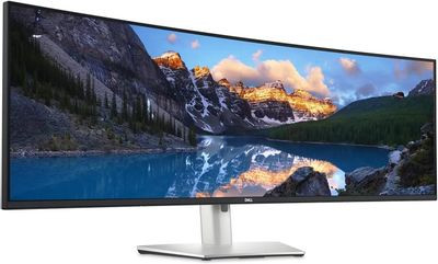 49" Монитор Dell UltraSharp U4924DW,  5120x1440,  IPS,  2хHDMI,  1хDP,  изогнутый, черный и серебристый/черный [210-bgtx]