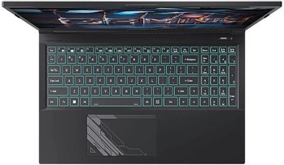 Ноутбук игровой Gigabyte G5 15.6", 2023, IPS, Intel Core i7 12650H 2.3ГГц, 10-ядерный, 16ГБ DDR5, 512ГБ SSD,  NVIDIA GeForce  RTX 4050 для ноутбуков - 6 ГБ, Free DOS, черный [mf5-g2kz353sd]
