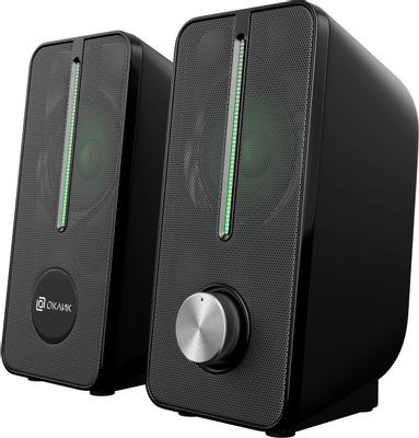 Колонки Oklick OK-120,  2.0,  черный [1458485]