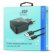 Сетевое зарядное устройство BORASCO 2xUSB,  microUSB,  2.1A,  черный [20649]