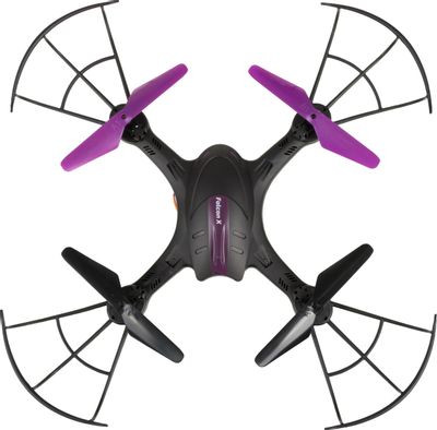 Квадрокоптер HIPER HQC-0003 Falcon X FPV с камерой,  черный