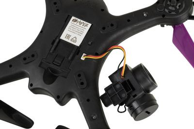 Квадрокоптер HIPER HQC-0003 Falcon X FPV с камерой,  черный