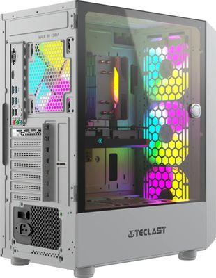 Компьютер TECLAST G01,  Intel Core i5 12600KF,  DDR5 32ГБ, 1ТБ(SSD),  NVIDIA GeForce RTX 4060 - 8 ГБ,  Windows 11 Professional,  белый [g01 12600kf32g1t4060wkru]