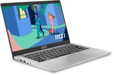 Ультрабук MSI Modern 14 C12MО-688RU 14", IPS, Intel Core i7 1255U 1.7ГГц, 10-ядерный, 16ГБ DDR4, 512ГБ SSD,  Intel Iris Xe graphics, Windows 11 Professional, серебристый [9s7-14j111-688]