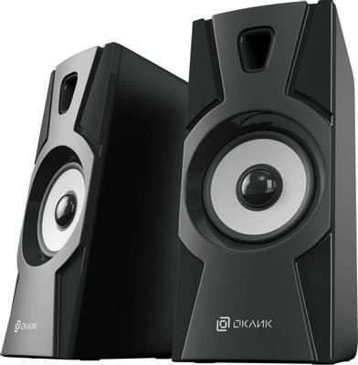 Колонки Oklick OK-119,  2.0,  черный [1458474]