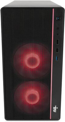 Компьютер iRU Game 510H6SEA,  Intel Core i5 12400F,  DDR4 16ГБ, 512ГБ(SSD),  NVIDIA GeForce RTX 3050 - 8 ГБ,  Free DOS,  черный [2023156]