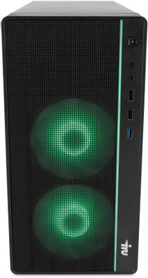Компьютер iRU Game 510H6SEA,  Intel Core i5 12400F,  DDR4 16ГБ, 512ГБ(SSD),  NVIDIA GeForce RTX 3050 - 8 ГБ,  Free DOS,  черный [2023156]