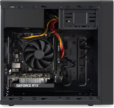 Компьютер iRU Game 510H6SEA,  Intel Core i5 12400F,  DDR4 16ГБ, 512ГБ(SSD),  NVIDIA GeForce RTX 3050 - 8 ГБ,  Free DOS,  черный [2023156]