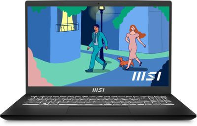 Ноутбук MSI Modern 15 B12MO-826XRO 15.6", IPS, Intel Core i5 1235U 1.3ГГц, 10-ядерный, 8ГБ DDR4, 512ГБ SSD,  Intel Iris Xe graphics, без операционной системы, черный [9s7-15h112-826]