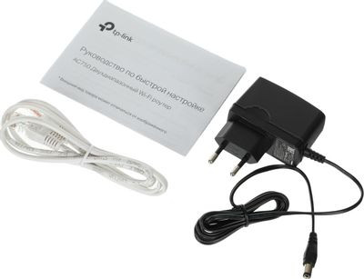 Wi-Fi роутер TP-LINK Archer C24,  AC750,  белый