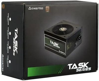 Блок питания CHIEFTEC Task TPS-600S,  600Вт,  120мм,  черный, retail