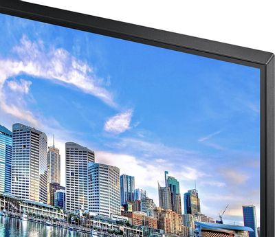 24" Монитор Samsung F24T450FZI,  1920x1080,  IPS,  75Гц,  2хHDMI,  1хDP,  черный [lf24t450fzixci]