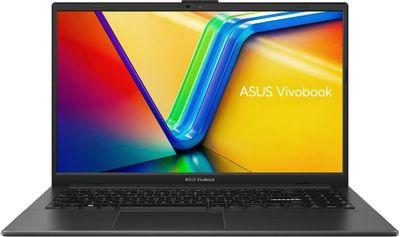 Ноутбук ASUS Vivobook Go 15 E1504FA-BQ090 15.6", IPS, AMD Ryzen 5 7520U 2.8ГГц, 4-ядерный, 8ГБ LPDDR5, 512ГБ SSD,  AMD Radeon  610M, без операционной системы, черный [90nb0zr2-m00l10]