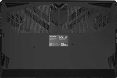 Ноутбук игровой OSIO CyberLine C170i-003 17.3", 2024, IPS, Intel Core i7 12650H 2.3ГГц, 10-ядерный, 16ГБ DDR4, 512ГБ SSD,  NVIDIA GeForce  RTX 4060 для ноутбуков - 8 ГБ, без операционной системы, темно-серый
