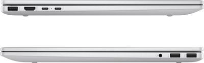Ноутбук HP Envy 17-da0002ci 17.3", IPS, Intel Core Ultra 7 155H 1.4ГГц, 16-ядерный, 32ГБ DDR5, 1ТБ SSD,  Intel Arc, Windows 11 Home, серебристый [a16kqea]