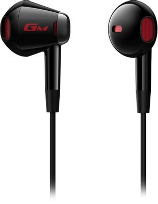 Гарнитура игровая Edifier GM180 Plus,  для компьютера/мобильных устройств, вкладыши,  проводные, черный  [gm180 plus usb-c]