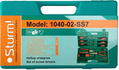 Набор инструментов STURM- 1040-02-SS7,  45 предметов