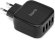 Сетевое зарядное устройство Buro TJ-286B Smart,  4xUSB,  25Вт,  5A,  черный