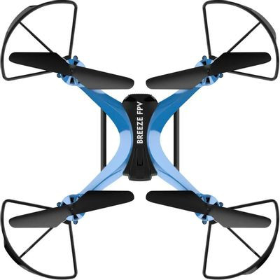 Квадрокоптер HIPER Breeze FPV с камерой,  черный [hqc-0028]