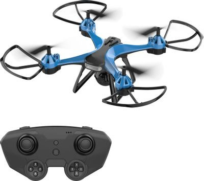 Квадрокоптер HIPER Breeze FPV с камерой,  черный [hqc-0028]