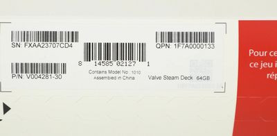 Игровая консоль Steam Deck V004281-30, 64ГБ(Б/У) Игровая консоль Steam Deck V004281-30, 64ГБ(Б/У)