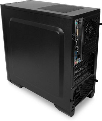 Компьютер iRU Game 320A5GE,  AMD Ryzen 5 5500,  DDR4 16ГБ, 512ГБ(SSD),  NVIDIA GeForce GTX 1650 - 4 ГБ,  Free DOS,  черный [1991236]