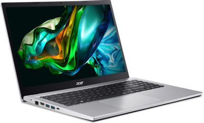 Ноутбук Acer Aspire 3 A315-44P-R3P3 15.6", IPS, AMD Ryzen 5 5500U 2.1ГГц, 6-ядерный, 8ГБ DDR4, 512ГБ SSD,  AMD Radeon, без операционной системы, серебристый [nx.ksjer.004]