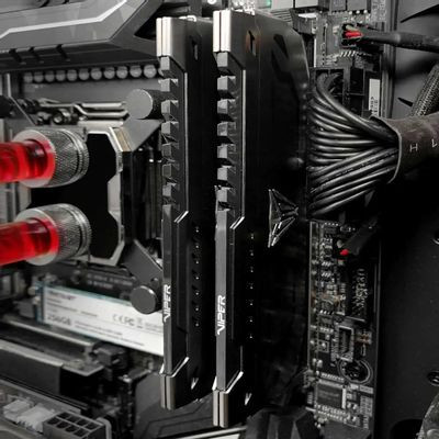 Оперативная память Patriot Viper Steel PVS48G360C8 DDR4 -  1x 8ГБ 3600МГц, DIMM,  Ret