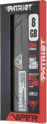 Оперативная память Patriot Viper Steel PVS48G360C8 DDR4 -  1x 8ГБ 3600МГц, DIMM,  Ret