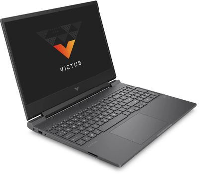 Ноутбук игровой HP Victus 15-fa1035ci 15.6", IPS, Intel Core i7 13700H 2.4ГГц, 14-ядерный, 16ГБ DDR4, 512ГБ SSD,  NVIDIA GeForce  RTX 4050 для ноутбуков - 6 ГБ, Free DOS, серебристый [84j96ea]