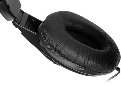 Гарнитура Oklick HS-M137V,  для компьютера, мониторные,  проводные, черный  [614046]