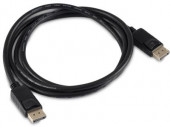 Кабель аудио-видео Buro V2.0,  DisplayPort (m) -  DisplayPort (m),  1.5м, черный [bu-dp2.0-1.5m]