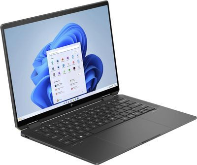 Ноутбук HP Spectre x360 14-eu0007ci 14", трансформер,  OLED, Intel Core Ultra 5 125H 1.2ГГц, 14-ядерный, 16ГБ LPDDR5x, 512ГБ SSD,  Intel Arc, Windows 11 Home, черный [a1aa3ea]