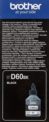 Brother BTD60BK, 108мл, черный