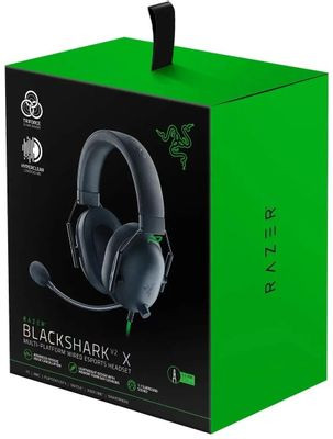 Гарнитура игровая Razer Blackshark V2 X,  для компьютера и игровых консолей, мониторные,  проводные, черный  [rz04-03240100-r3m1]