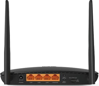 Wi-Fi роутер TP-LINK TL-MR150,  N300,  черный