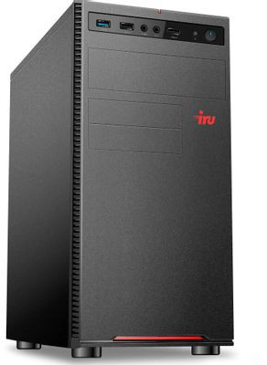 Компьютер iRU Home 310H6SE,  Intel Core i7 12700,  DDR4 16ГБ, 512ГБ(SSD),  Intel UHD Graphics 770,  Free DOS,  черный [2023064]