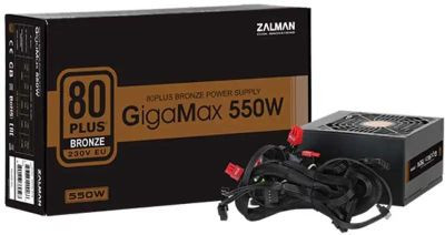 Блок питания Zalman ZM550-GVII,  550Вт,  120мм,  черный, retail