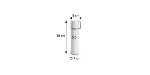 Термос с кружкой Tescoma CONSTANT CREAM, 500 мл
