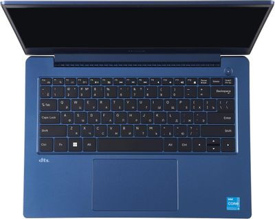 Ноутбук HORIZONT H-book 14 MAK4 14", 2023, IPS, Intel Core i3 1115G4 3ГГц, 2-ядерный, 8ГБ DDR4, 256ГБ SSD,  Intel UHD Graphics, Windows 11 Home, темно-синий [t32e3w]