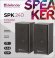 Колонки Defender SPK 240,  2.0,  черный [65224]