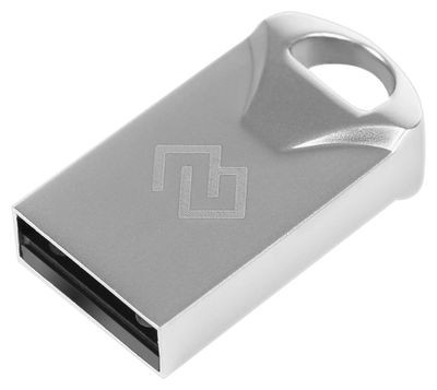 Флешка USB Digma DRIVE2 32ГБ, USB2.0, серебристый [dgfum032a20sr]