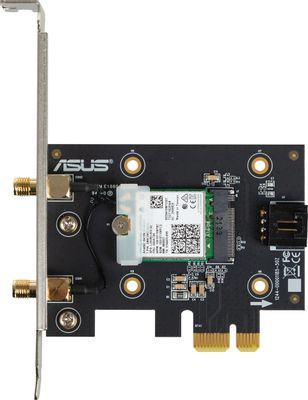 Wi-Fi + Bluetooth адаптер ASUS PCE-AX3000 PCI Express Wi-Fi + Bluetooth адаптер ASUS PCE-AX3000 PCI Express