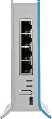 Wi-Fi роутер MIKROTIK hAP lite TC,  N300,  белый [rb941-2nd-tc]