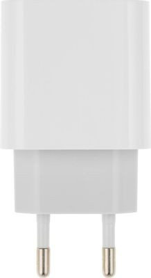 Сетевое зарядное устройство BORASCO USB type-C,  3A,  белый [50634]