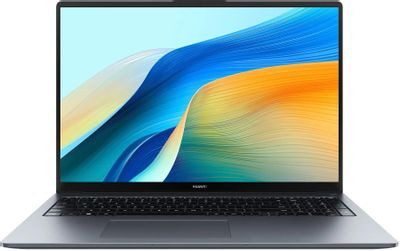 Ноутбук Huawei MateBook D 16 MCLF-X 16", 2024, IPS, Intel Core i5 12450H 2ГГц, 8-ядерный, 16ГБ 512ГБ SSD,  Intel UHD Graphics, без операционной системы, серый космос [53013ydk]