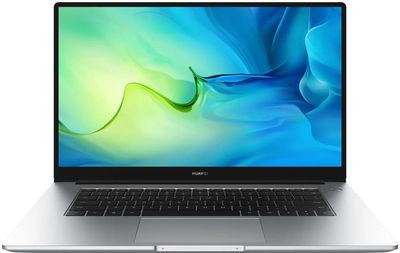 Ноутбук Huawei MateBook D 15 BoM-WFP9 15.6", IPS, AMD Ryzen 7 5700U 1.8ГГц, 8-ядерный, 8ГБ DDR4, 512ГБ SSD,  AMD Radeon, без операционной системы, серебристый [53013tue]