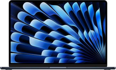 Ноутбук Apple MacBook Air 15 M3 A3114 15.3", 2024, Retina, Apple M3 8 core 4ГГц, 8-ядерный, 8ГБ 256ГБ SSD,  Mac OS, полночный [mryu3b/a]